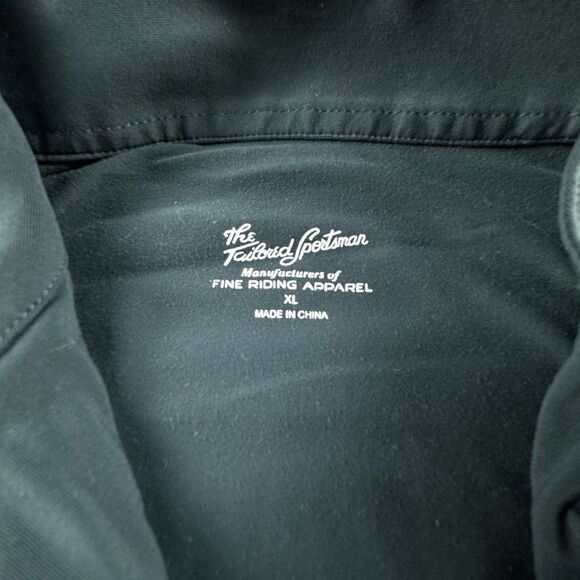 The Tailored Sportsman 1/4 Zip Pullover Women XL Green Equestrain LS Performance - Picture 6 of 7